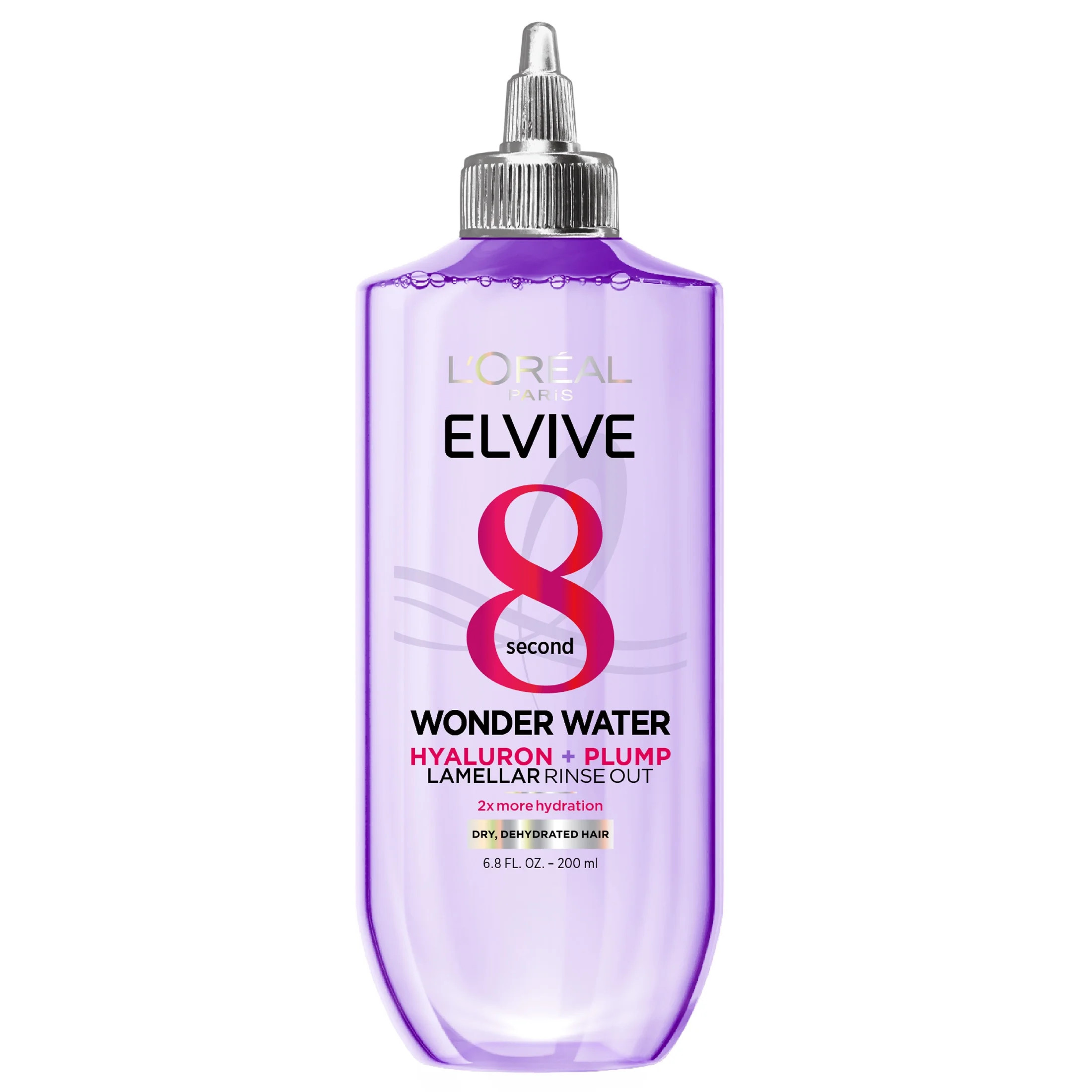L'Oreal Paris Elvive Hyaluron Plump Hydration Wonder Water Rinse-out Treatment, Squeeze, 6.8 fl o... | Walmart (US)