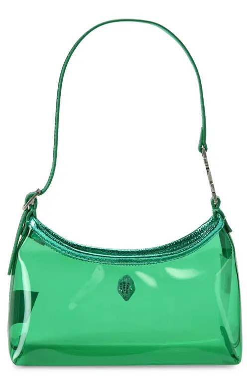 Kurt Geiger London Mini Kurt Transparent Shoulder Bag in Turquoise Green at Nordstrom | Nordstrom