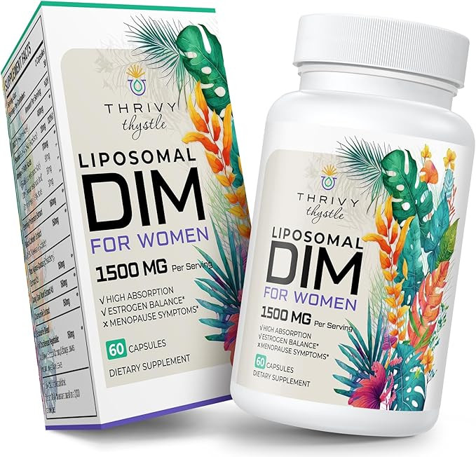 Liposomal DIM Supplement - 1500 mg Women DIM Supplement - Estrogen Supplements Contain Vitamin E,... | Amazon (US)
