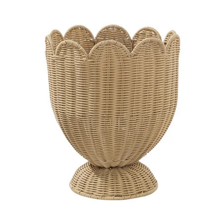 My Texas House Hand Woven Scalloped Patriotic Planter 14in x 12in | Walmart (US)