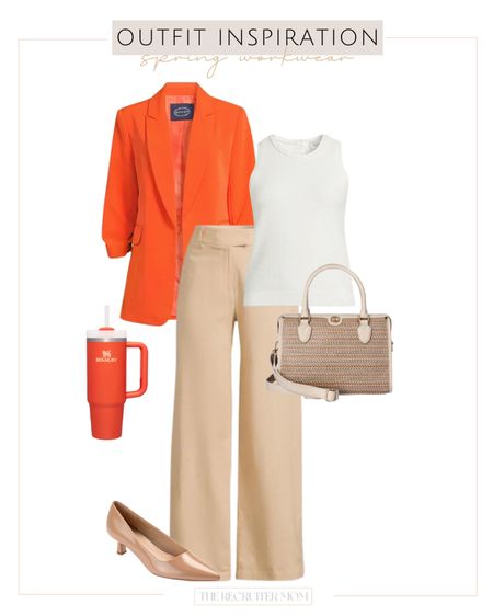Spring Workwear Idea 

Spring  spring fashion  workwear  wear to work  bright orange  blazer  affordable workwear  neutral accessories  Stanley  Walmart

#LTKstyletip #LTKSeasonal #LTKworkwear