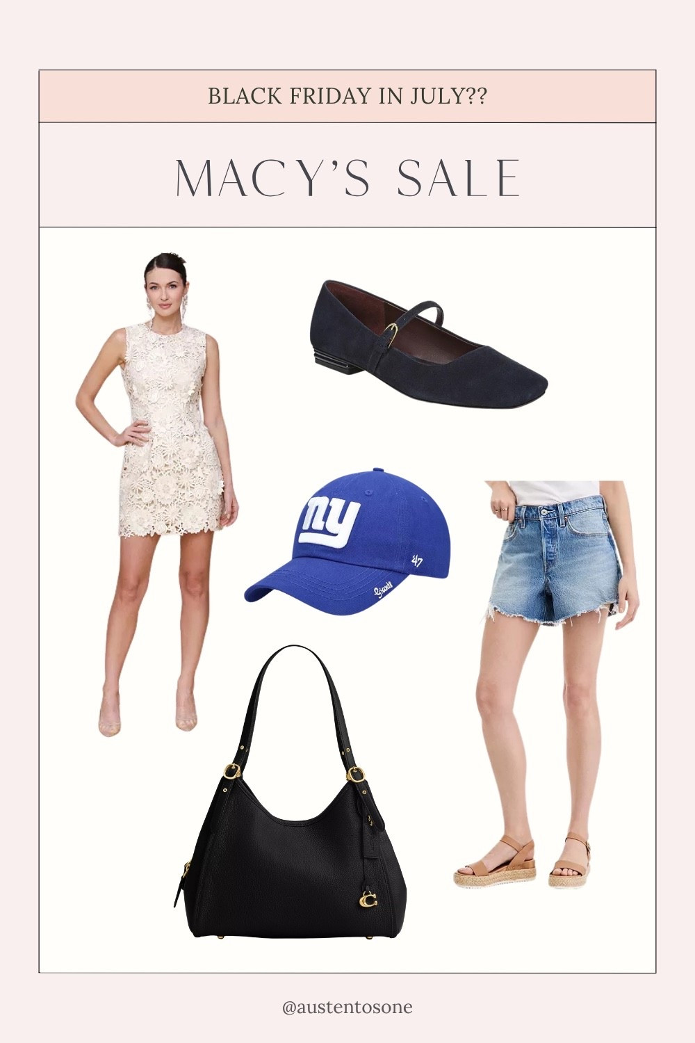 Macy’s is having a kind of amazing sale right now! It’s called Black Friday in July and there are brands like Levi’s, Coach and more that are majorly discounted.

#LTKSaleAlert