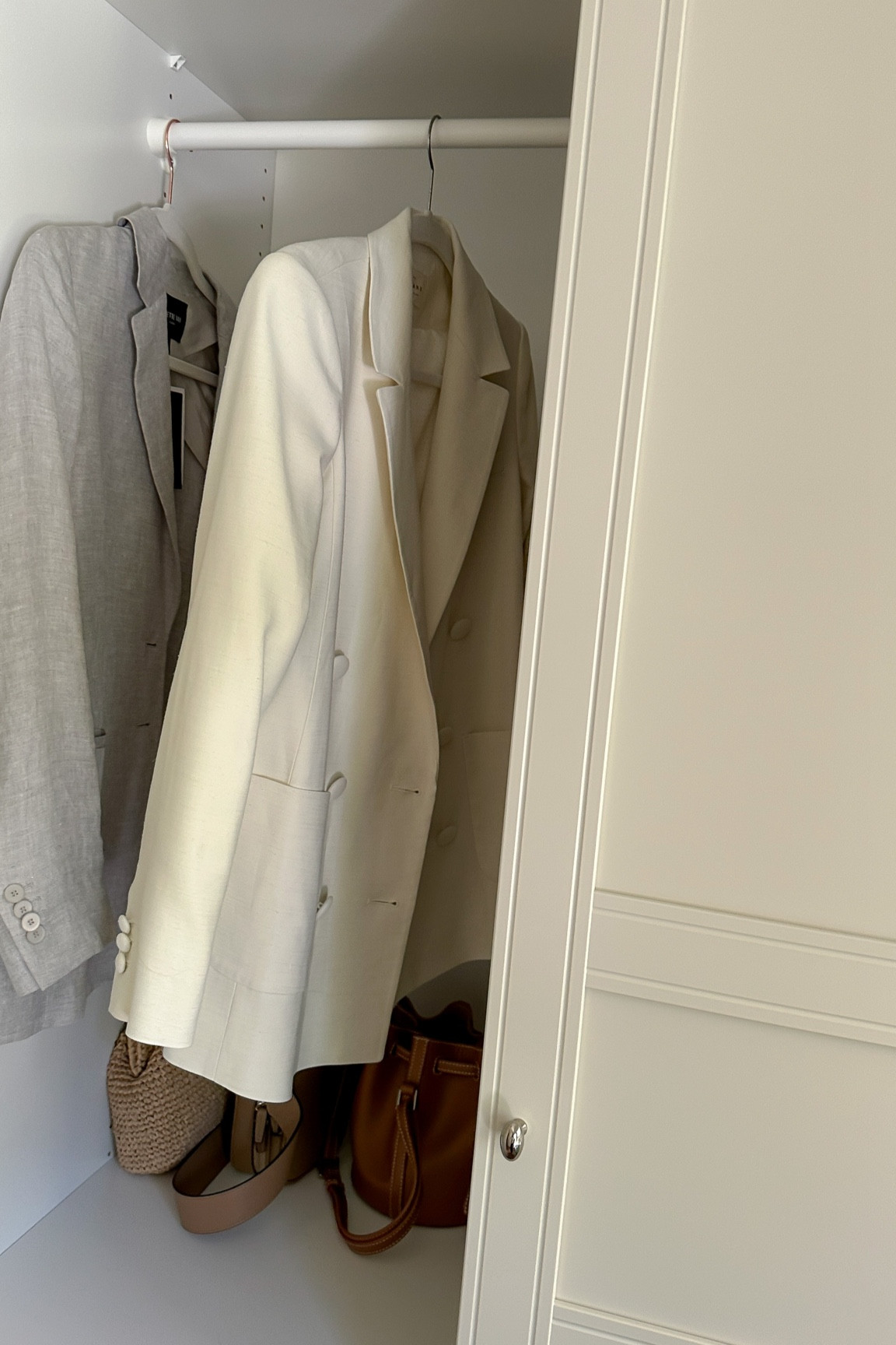 Cream blazer and cabinet knobs we used for our IKEA PAX closet 〰️ 

#LTKFind #LTKunder50 #LTKhome