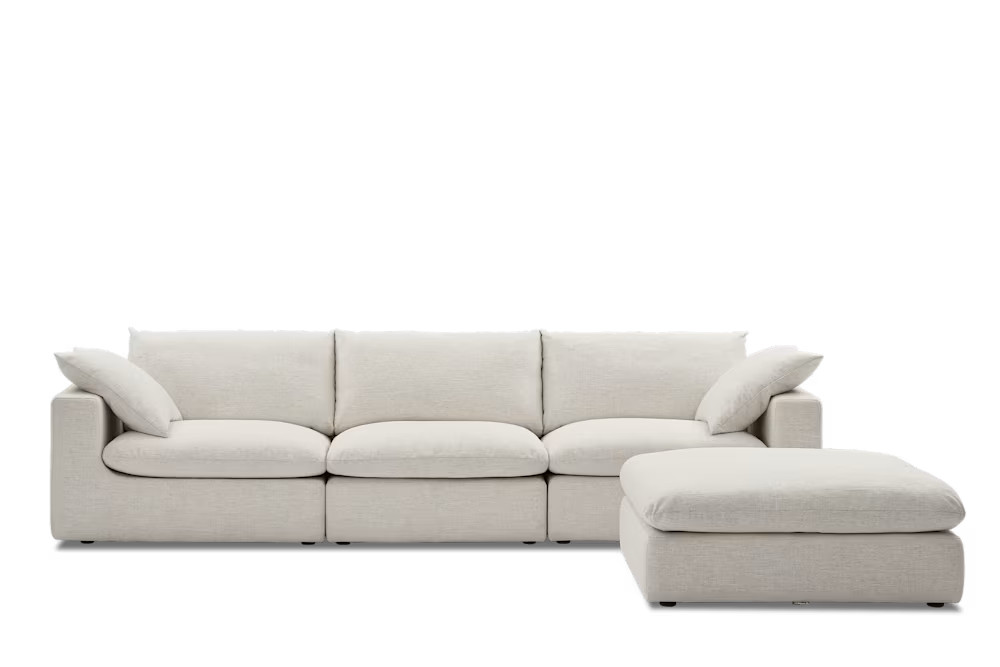 Dawson Extended Sofa with Ottoman | Castlery US | Castlery US