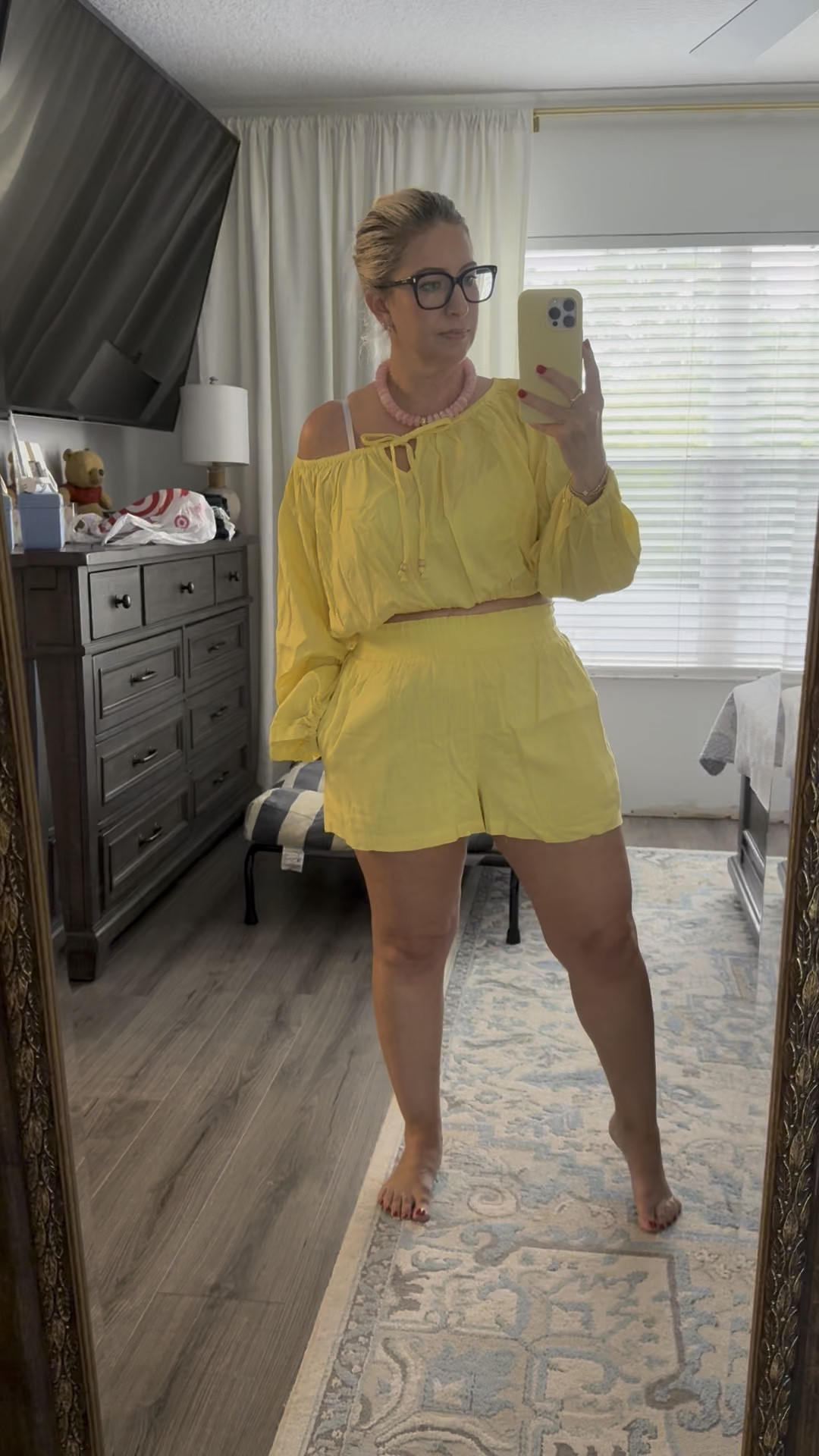 Yellow! The color of summer! I love this set! 

Wearing a medium in the top and large in the bottom! 

@VICI

#LTKootd #LTKSaleAlert #LTKTravel