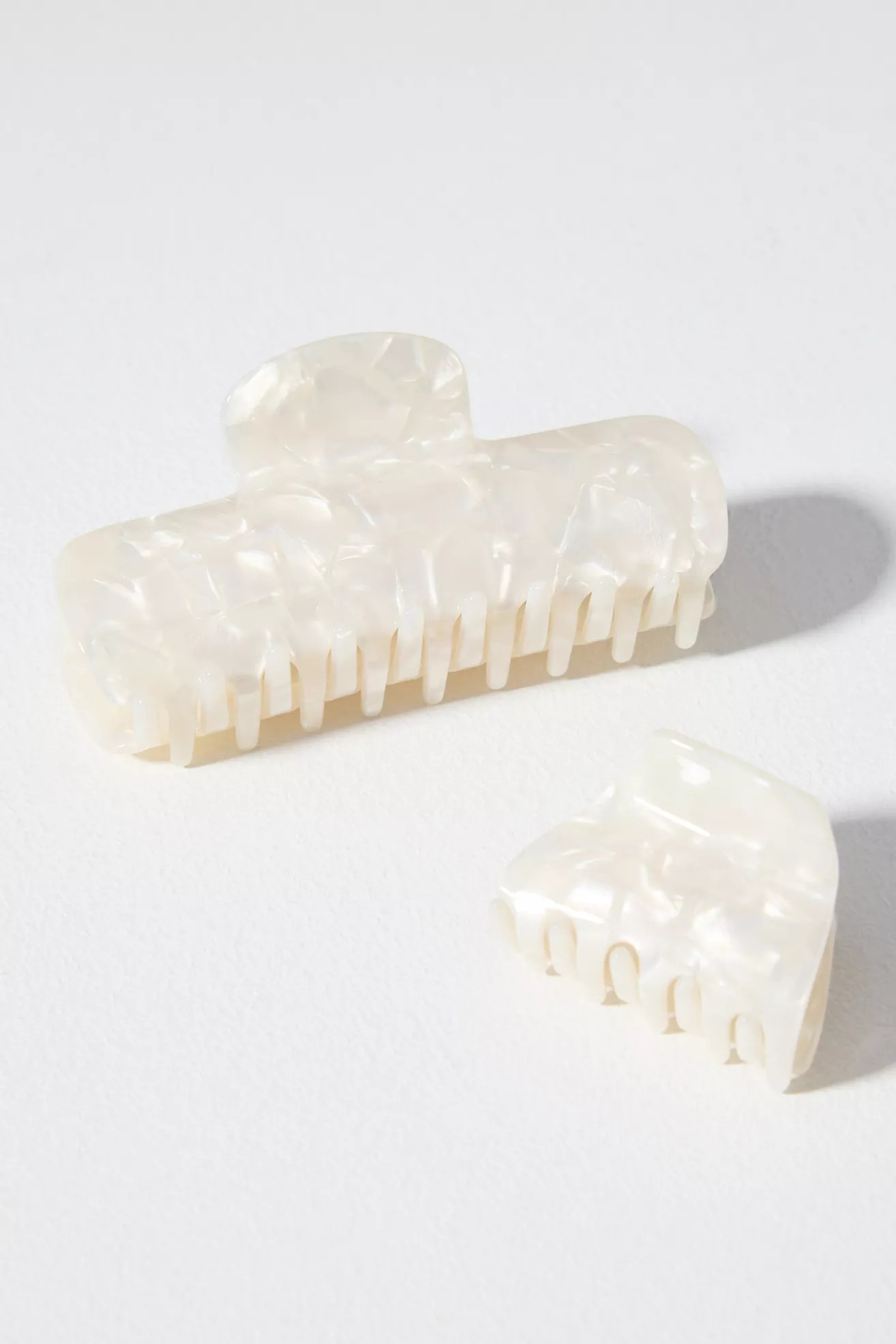 By Anthropologie Minimal Claw Clips, Set of 2 | Anthropologie (US)