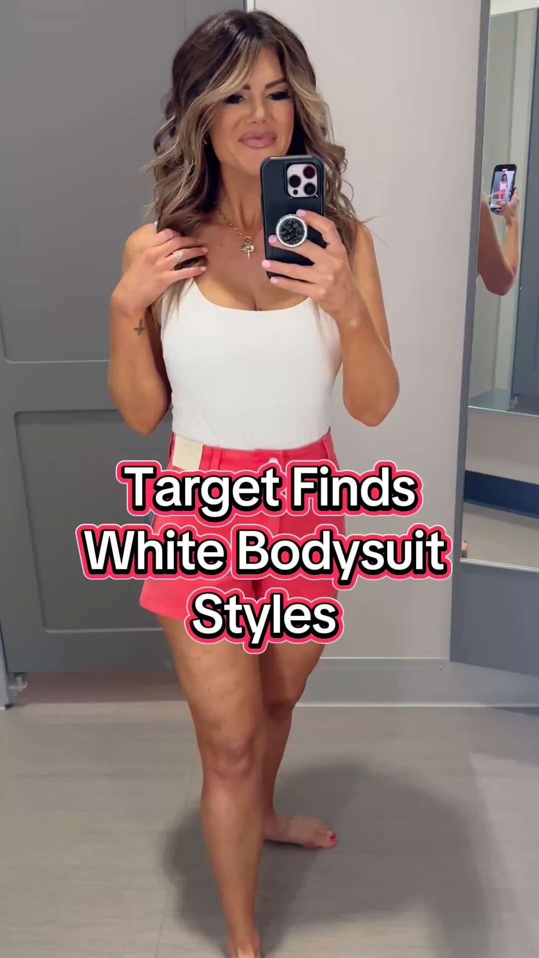 Target Finds | White Bodysuit Edition | Links in b!o!
Like & follow for more!

Target Haul. Spring looks. Affordable fashion. Red shorts. White regular bra friendly bodysuit. Camouflage barrel pants 

#LTKStyleTip #LTKSeasonal #LTKFindsUnder50