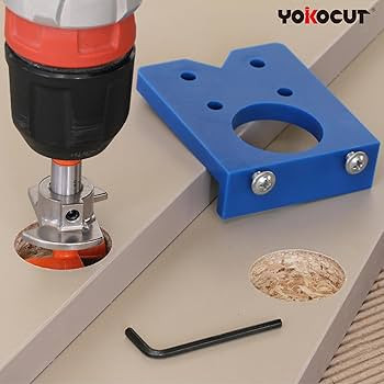 Hinge Jig 35mm Door Hinge Jig Drill Guide Concealed Hinge Jig with Forstner Bit Sets Positioner f... | Amazon (UK)