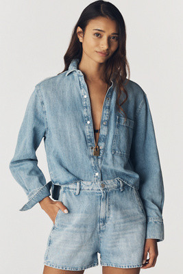 Ivy Denim Buttondown Shirt | Anthropologie (US)