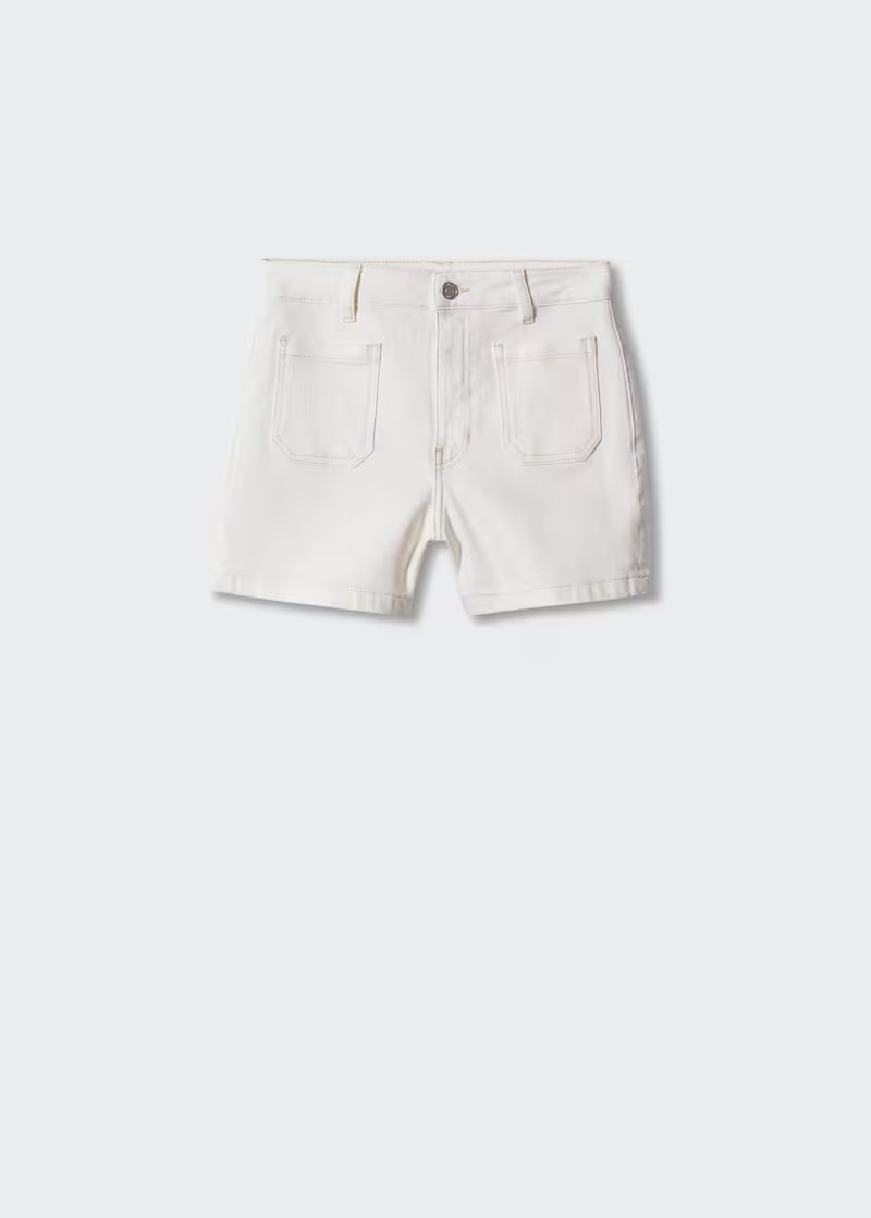 Denim shorts with pockets -  Women | Mango USA | MANGO (US)