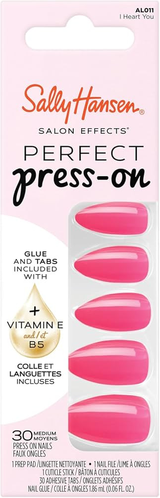Sally Hansen Salon Effects Perfect Press-On Nails | Almond Shape | Easy to Apply, Non-Damaging | ... | Amazon (US)