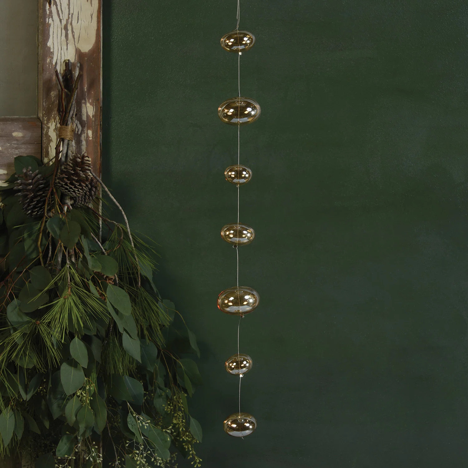 The Holiday Aisle® 2'4" Amber Bead Novelty Garland | Wayfair | Wayfair North America