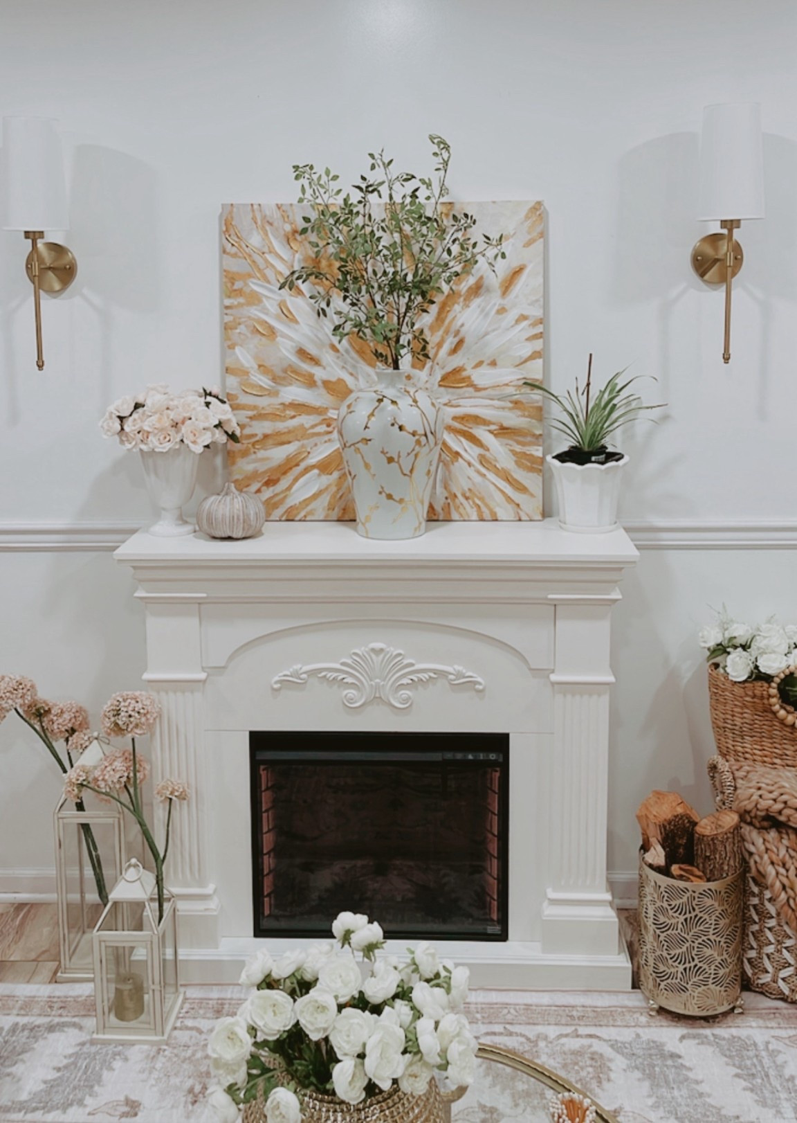 Electric Fireplace to create a cozy vibe in your living room

#LTKSeasonal #LTKHome #LTKFamily