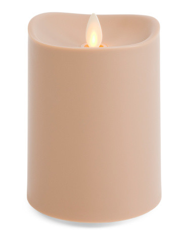 4.5in Flameless Pillar Candle | TJ Maxx