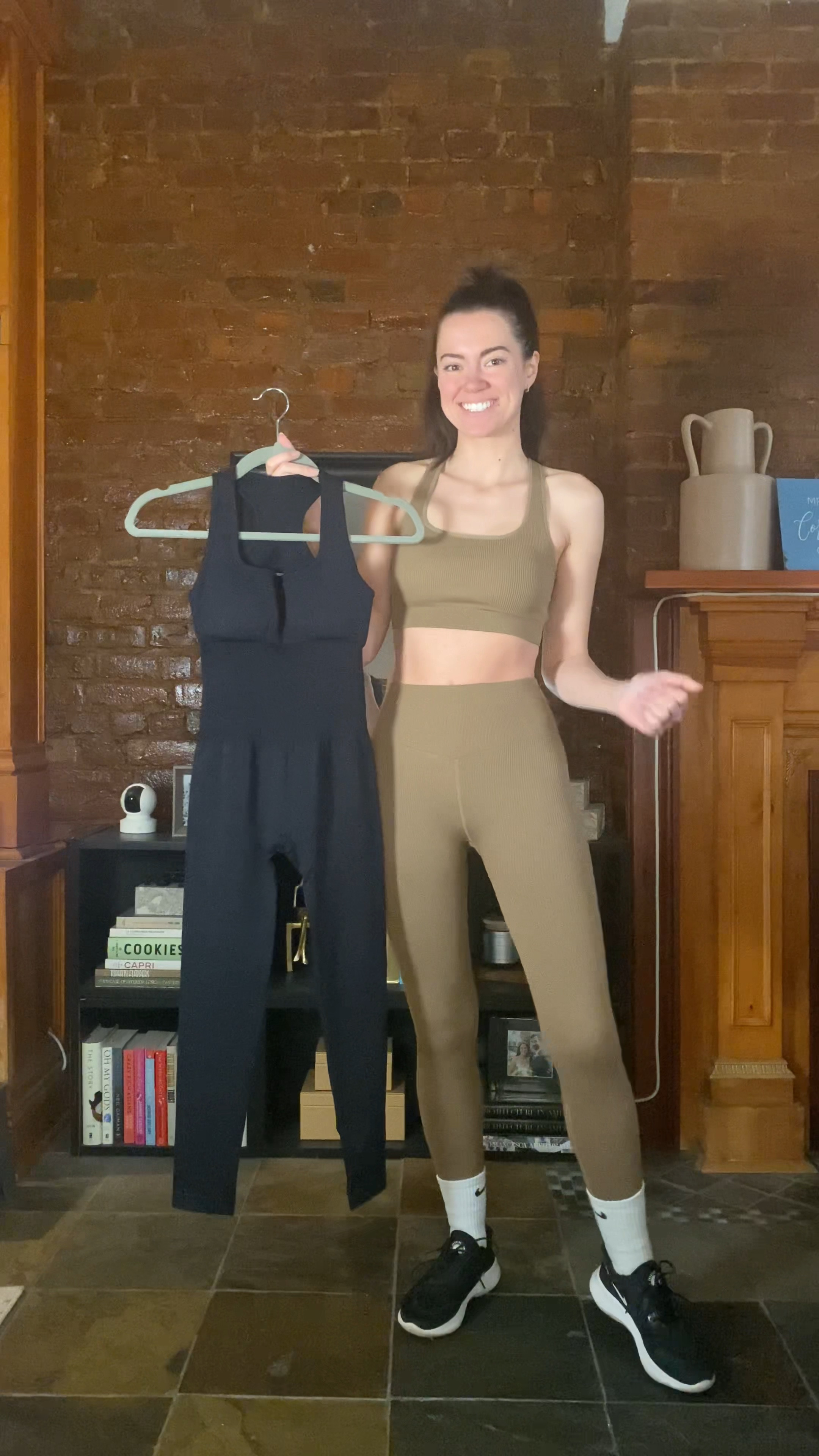 Elevate your workout wardrobe with these two seamless looks! ✨💪 Which one is your fave? 💖 Tell me in the comments! 

1️⃣ Ribbed two-piece set featuring a strappy back sports bra and high-waisted leggings for the perfect balance of style and support.

2️⃣ Sleek one-piece with an open back and tummy control for that snatched look while you sweat!

Both come with removable pads, so you can customize your fit.

#LTKWatchNow #LTKActive #LTKCyberWeek