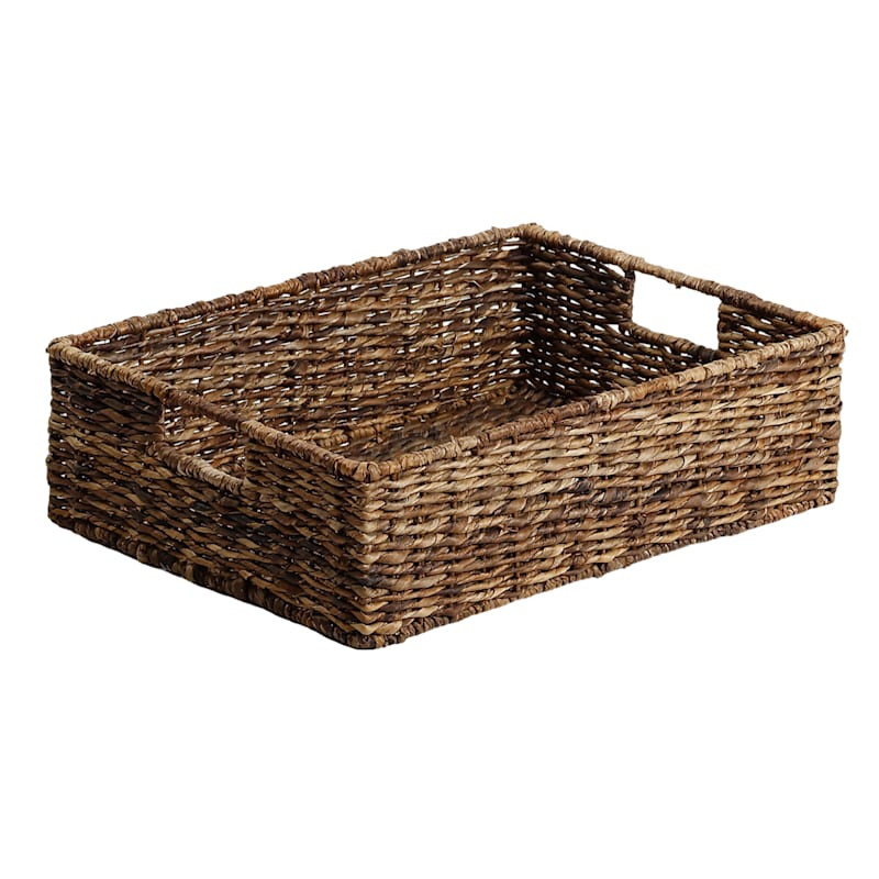 Woven Abaca Under The Bed Basket, Large | At Home
