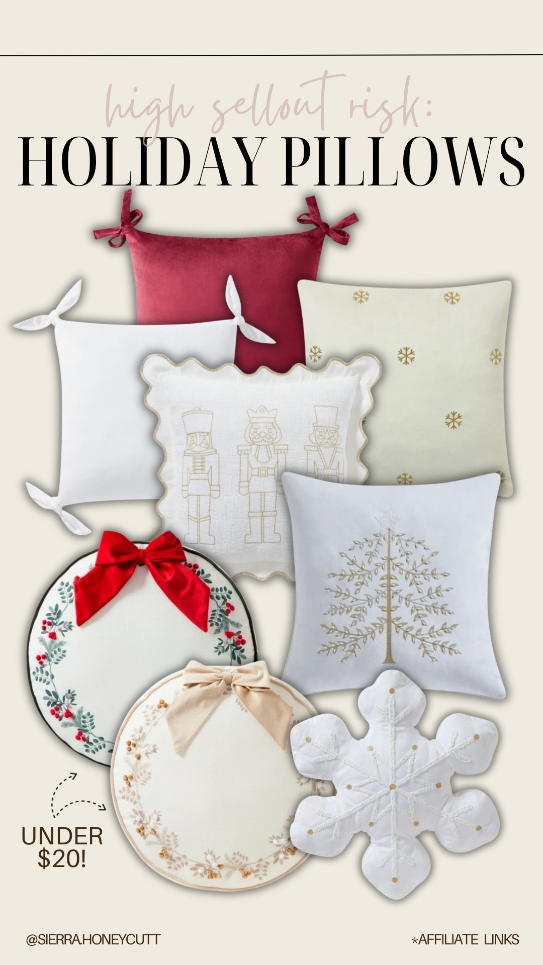 The new Christmas pillows from My Texas House at Walmart are giving all the cozy holiday vibes! Beautiful textures, neutral tones, and timeless designs that make your home feel warm and festive for the season.

My Texas House Christmas pillows, Walmart holiday decor, Walmart Christmas home finds, cozy Christmas pillows, neutral holiday decor, affordable Christmas decor Walmart

#LTKSeasonal #LTKHome #LTKHoliday