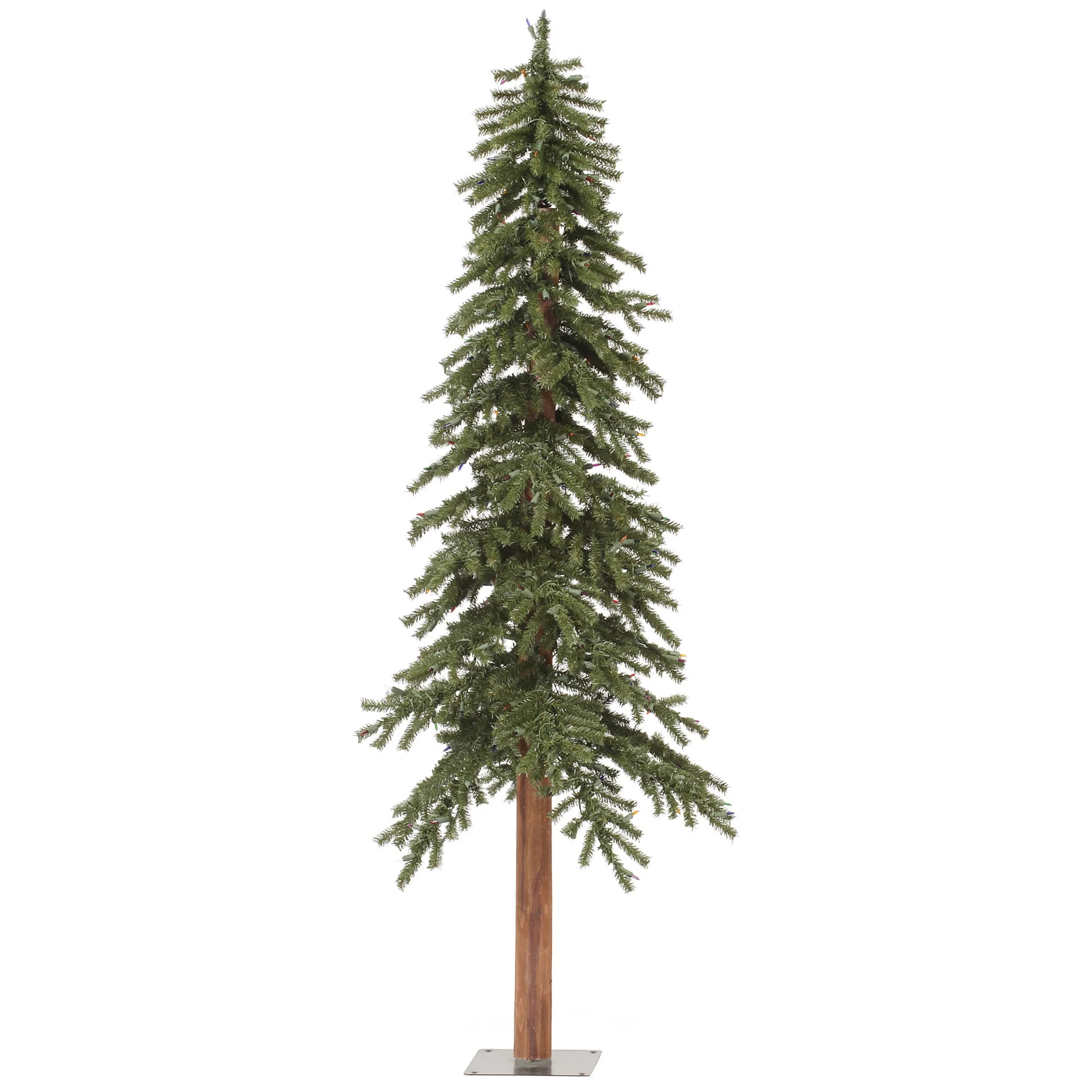 Vickerman 6' Natural Alpine Artificial Christmas Tree, Unlit - Faux Christmas Tree - Seasonal Ind... | Walmart (US)