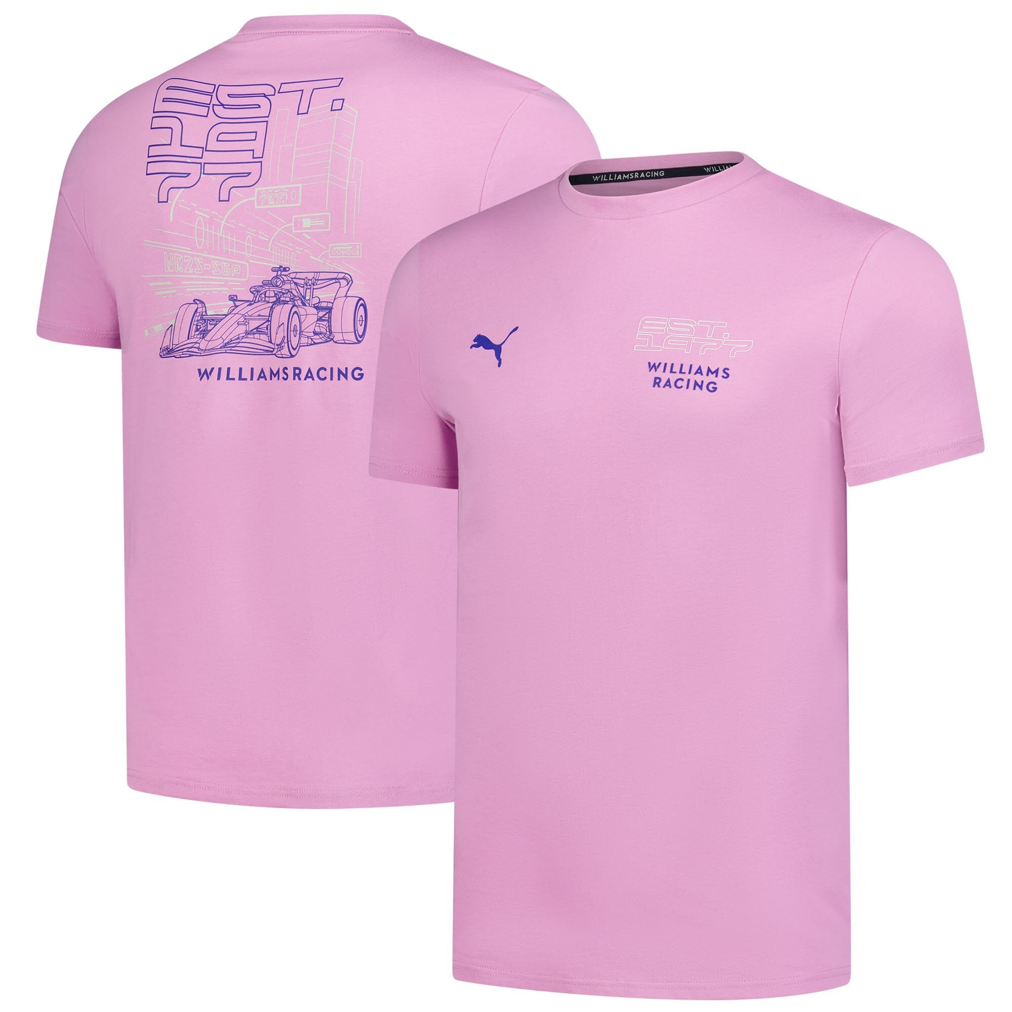 Williams Racing Puma F1 Fanwear Night Special Edition T-Shirt - Purple | Fanatics