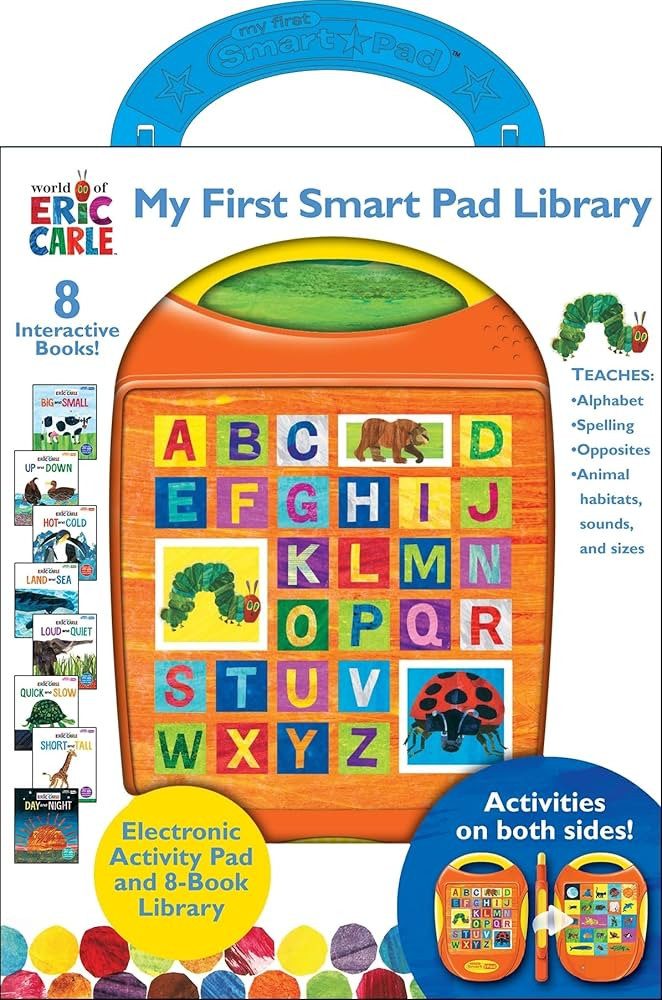 World of Eric Carle, My First Smart Pad Library Electronic Activity Pad and 8-Book Library - PI K... | Amazon (US)