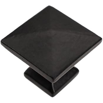 Iron Valley - 1-1/4" Modern Square Cabinet Knob - Pack of 25 - Solid Cast Iron | Amazon (US)