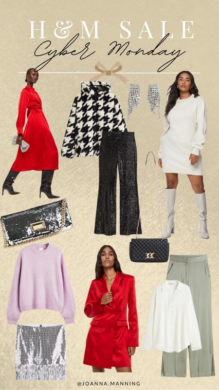 H&M - 30% off everything cyber Monday sale!! 

Holiday outfits 
Office party outfits 
Nye outfits 
Christmas outfits 

#LTKCyberweek #LTKHoliday #LTKGiftGuide