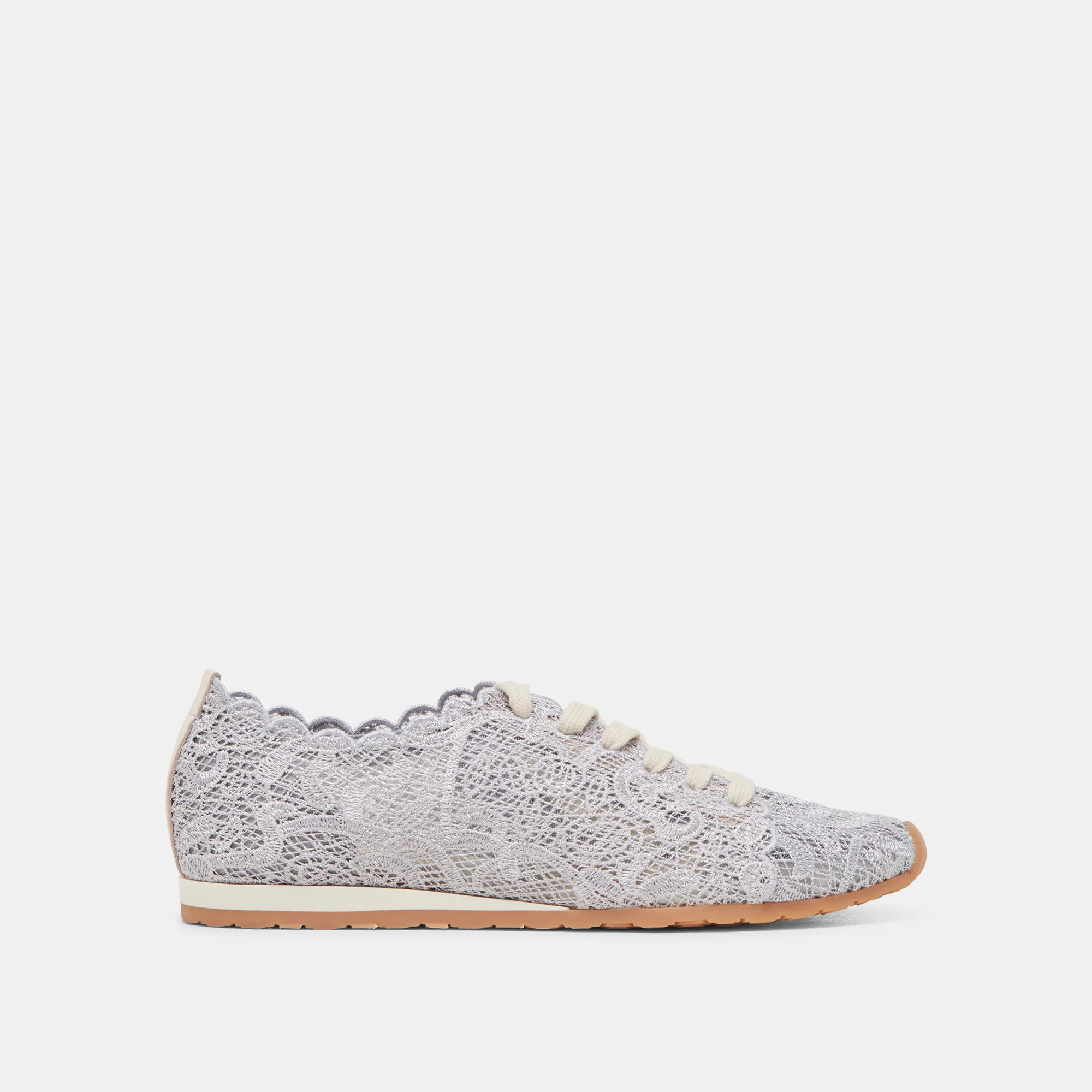 DAYANA SNEAKERS DUSTY BLUE LACE | DolceVita.com