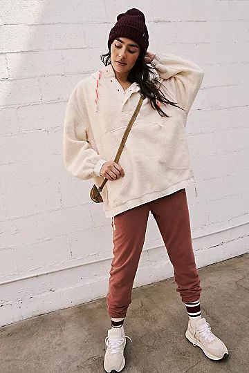 Fuzzy Was She Fleece Pullover | Free People (Global - UK&FR Excluded)