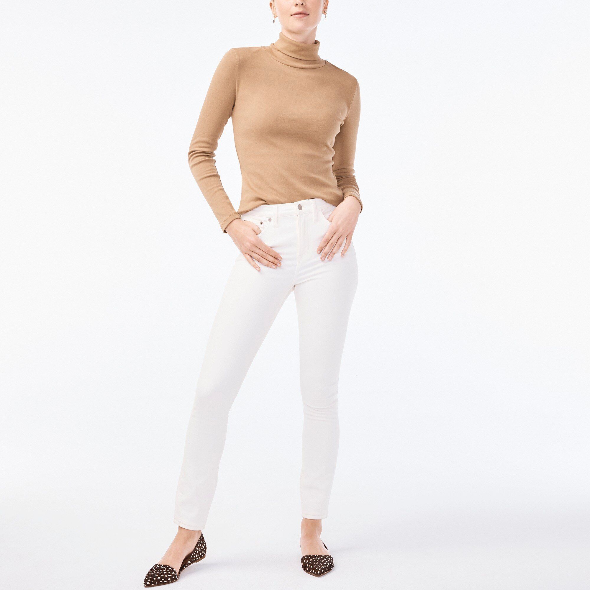 10" highest-rise skinny jean in white denim | J.Crew Factory