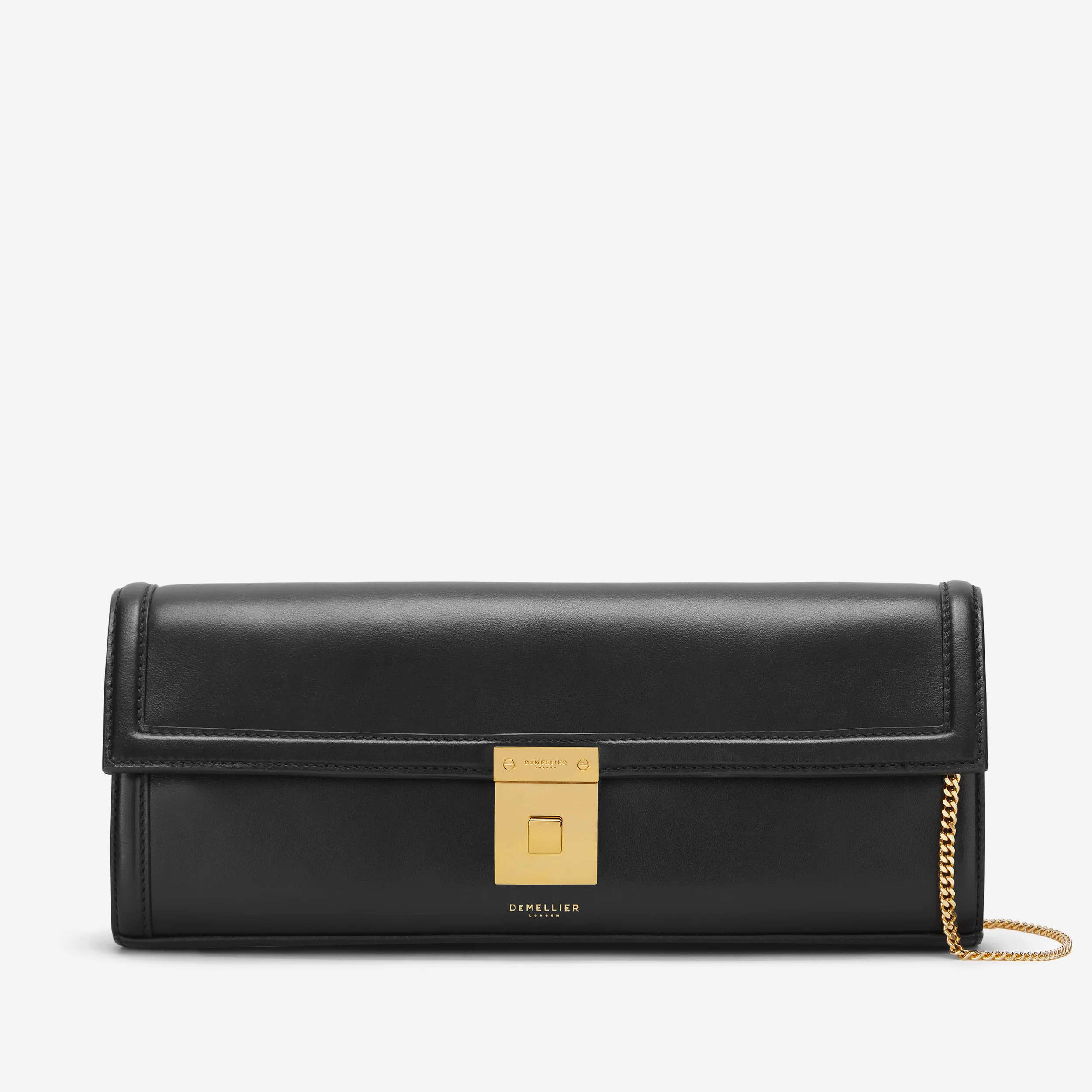 The Paris Clutch | Black Smooth | DeMellier | DeMellier
