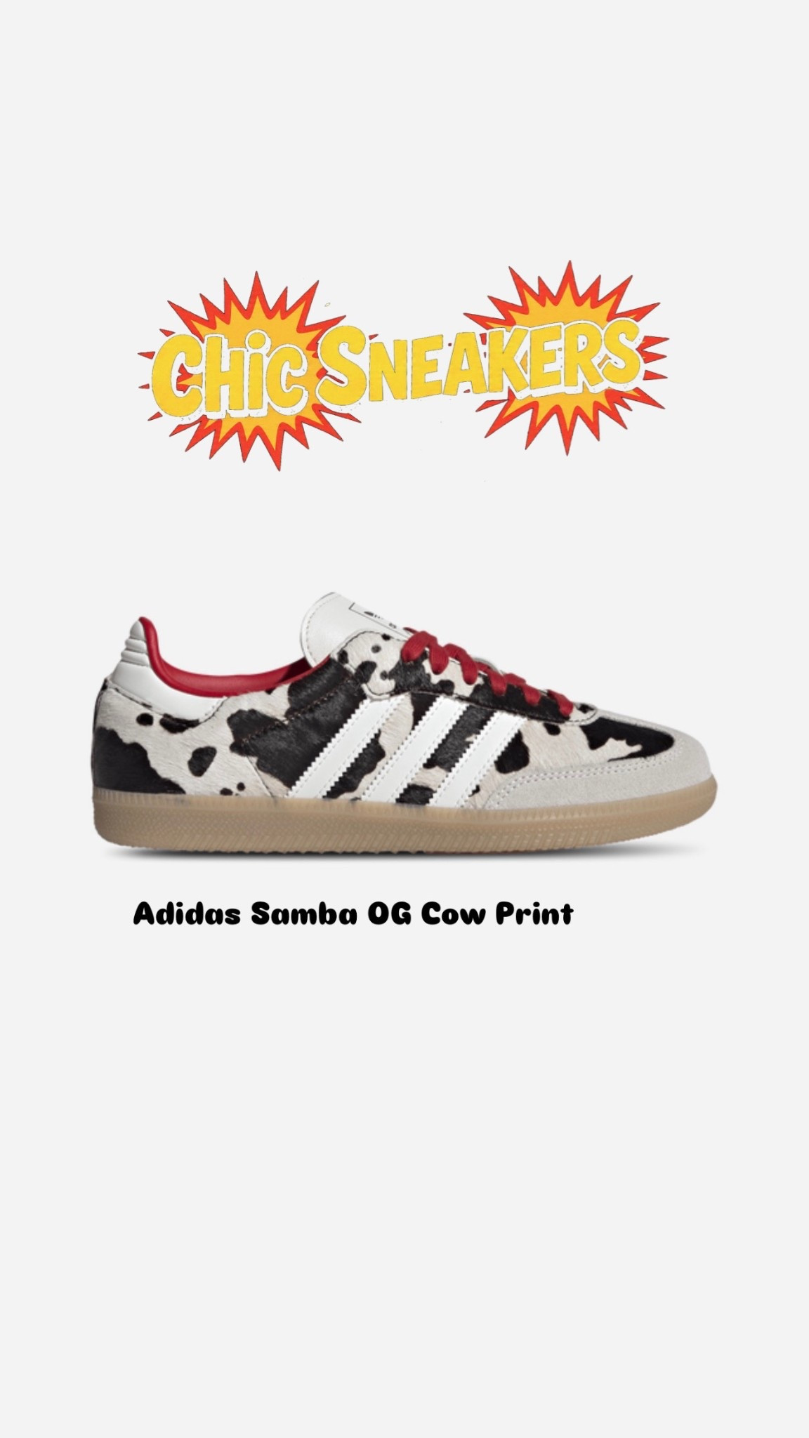 These Adidas Samba Cow Print sneakers make a perfect gift for yourself or a friend or family member. They add a stylish touch to any outfit with their lovely cow print pattern and pops of red. These versatile sneakers can be dressed up or down!

#LTKHoliday #LTKGiftGuide