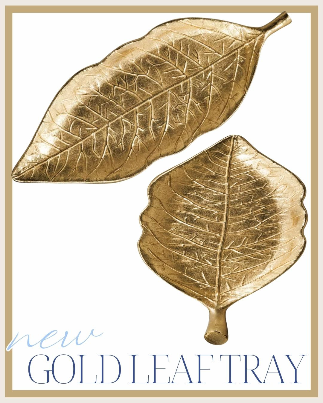 heavy gold leaf decorative tray at Target! 

 #LTKSeasonal #LTKHome