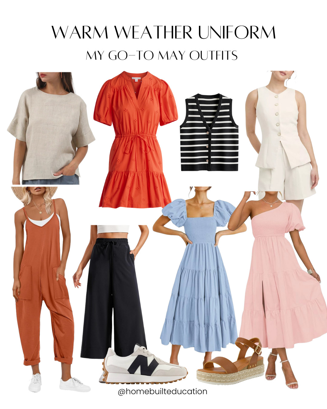  

My go-to warm weather lineup ☀️ Easy, breathable, and cute enough for anything from errands to patio hangs. 🍉🍔

 

#LTKStyleTip #LTKSeasonal #LTKShoeCrush