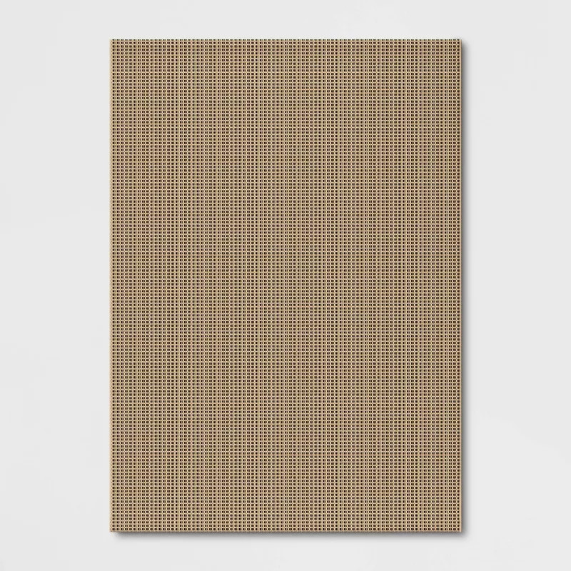 Outdoor Rug Micro Grid Black/Beige - Smith & Hawken™ | Target