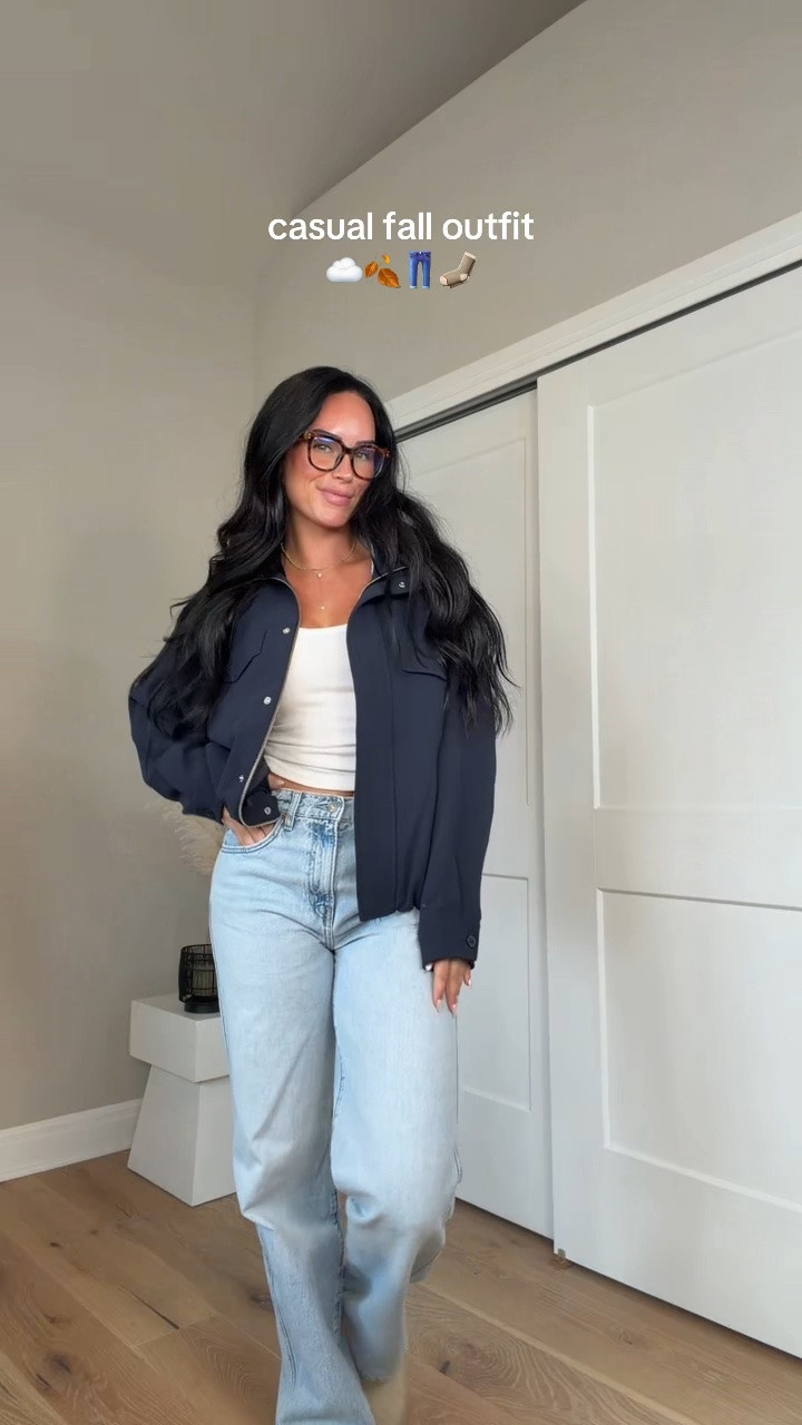 Casual, chic & so easy to recreate 💙 I love starting with simple basics and adding one elevated layer to instantly make the outfit feel more put together. This jacket completely transforms this look! I kept it casual with comfy shoes, but you could easily swap them for a flat or dressier shoe to elevate it even more.

I’ll have all my outfit details linked on my LTK ✨

My sizing: 5’7” | 145 lbs | 32DD
Wearing size small top + size 27 jeans

#FallOutfit #CasualChic #AritziaStyle #FallStyle #EverydayOutfit casual chic fall outfit, Aritzia outfit, Reformation denim, elevated basics, everyday fall style @Aritzia @Reformation