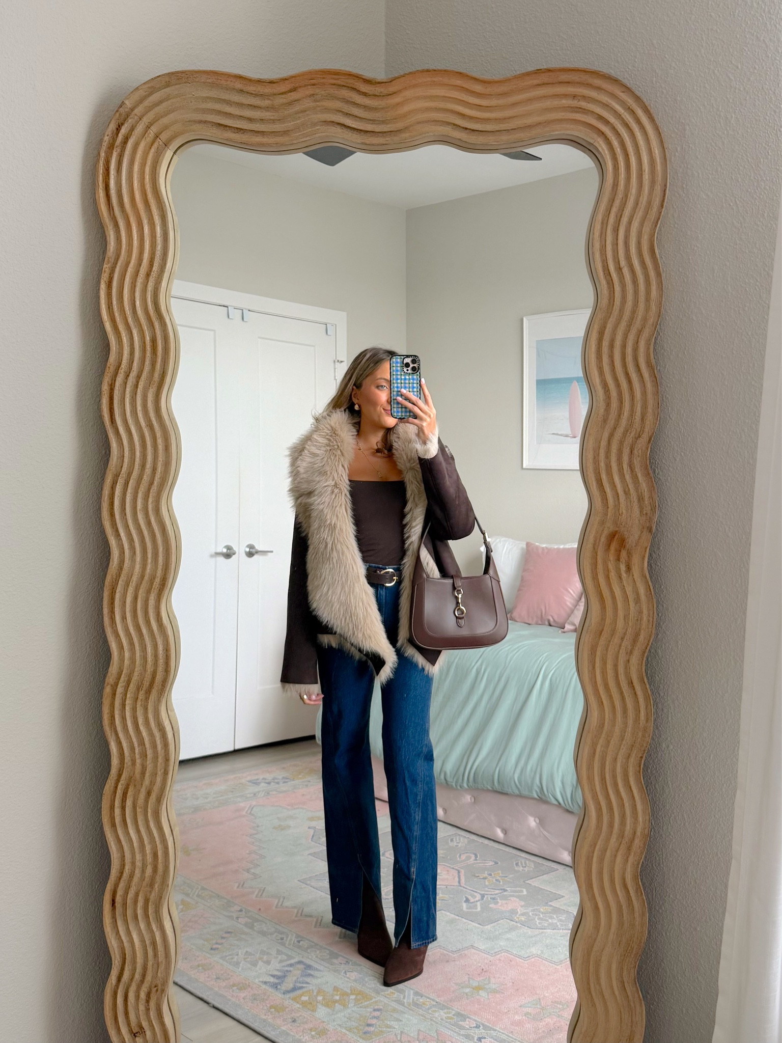 the cutest winter outfit from abercrombies sale - up to 40% off almost everything + use code AFMCKENZIE for an extra 15% off 🎄🩷 wearing a 24 in jeans

#LTKSaleAlert #LTKootd