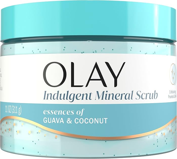 Olay Body Indulgent Mineral Scrub, Skin Exfoliating & Massaging Pearls, Nourishing Soft & Gentle ... | Amazon (US)
