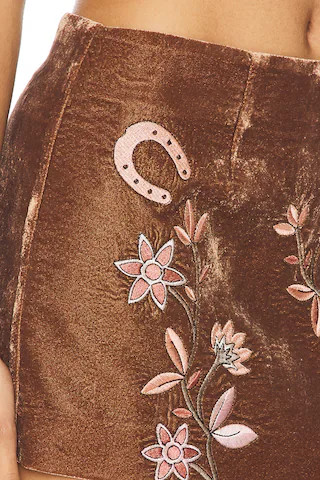 x REVOLVE Desert Skirt in Brown | Revolve Clothing (Global)