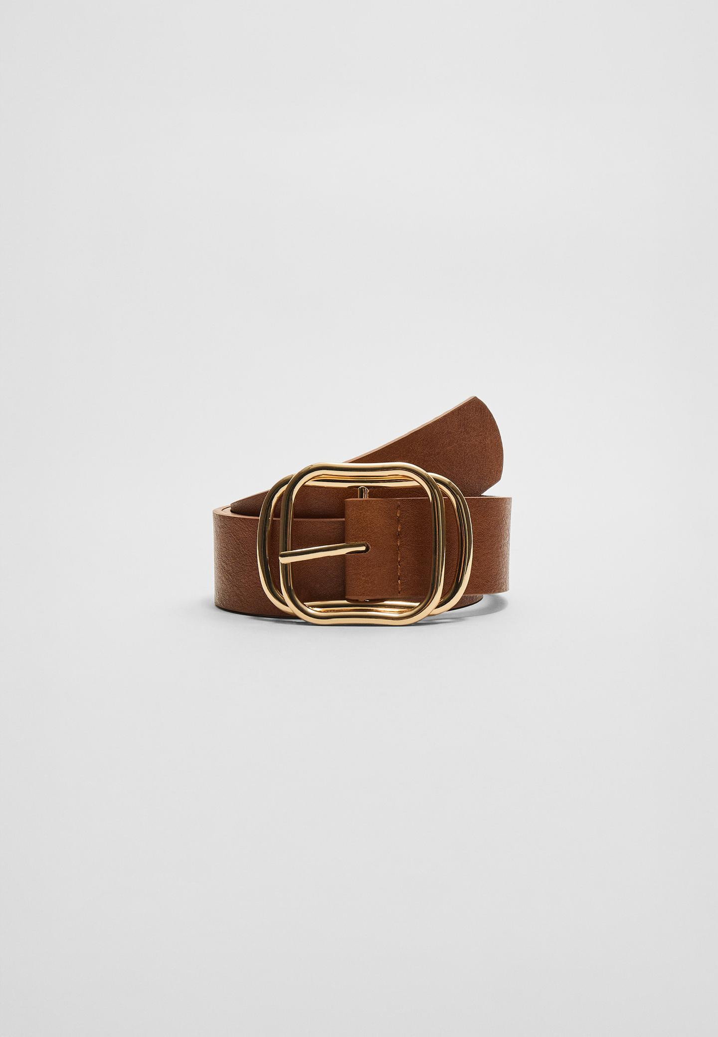 Belt with superimposed buckle | Stradivarius (UK)