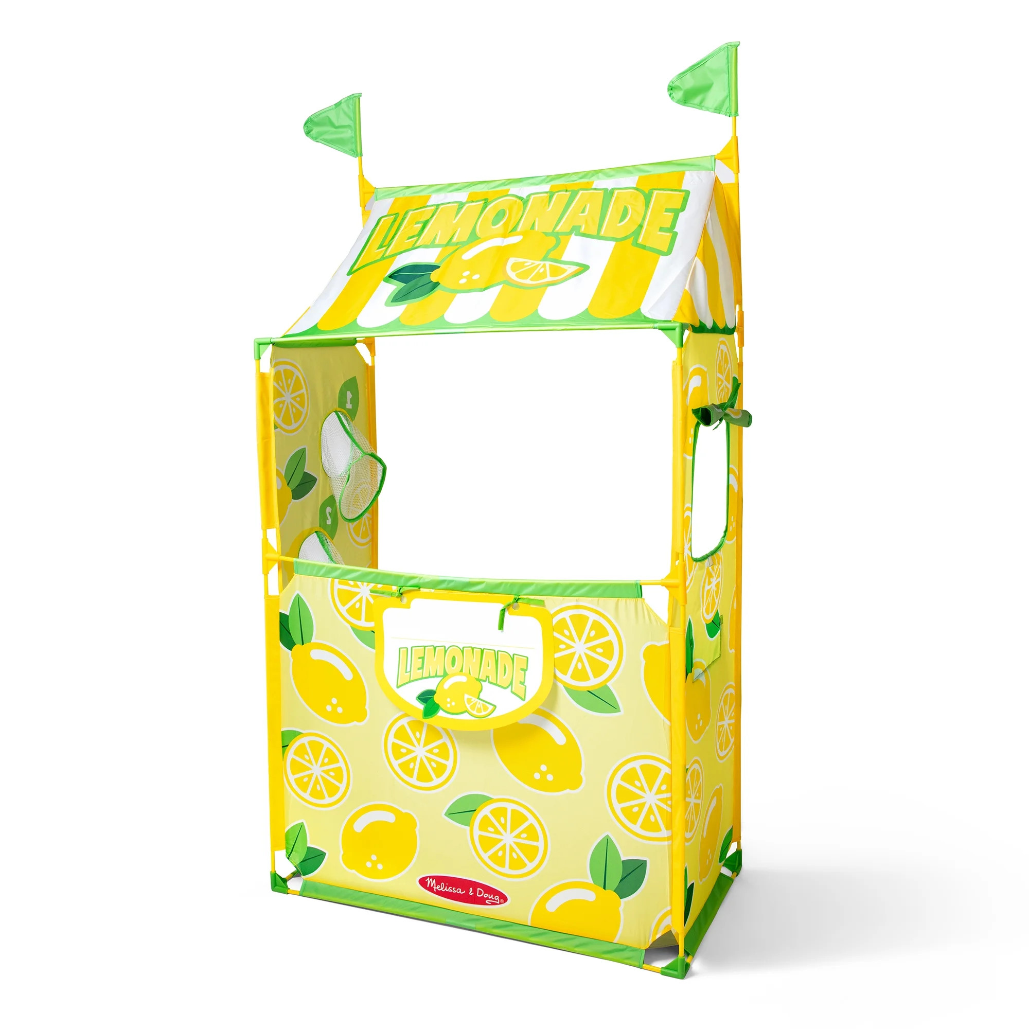 Melissa & Doug Lemonade Stand Play Tent With Beanbag Game, Easy to Assemble, for Toddlers, Presch... | Walmart (US)
