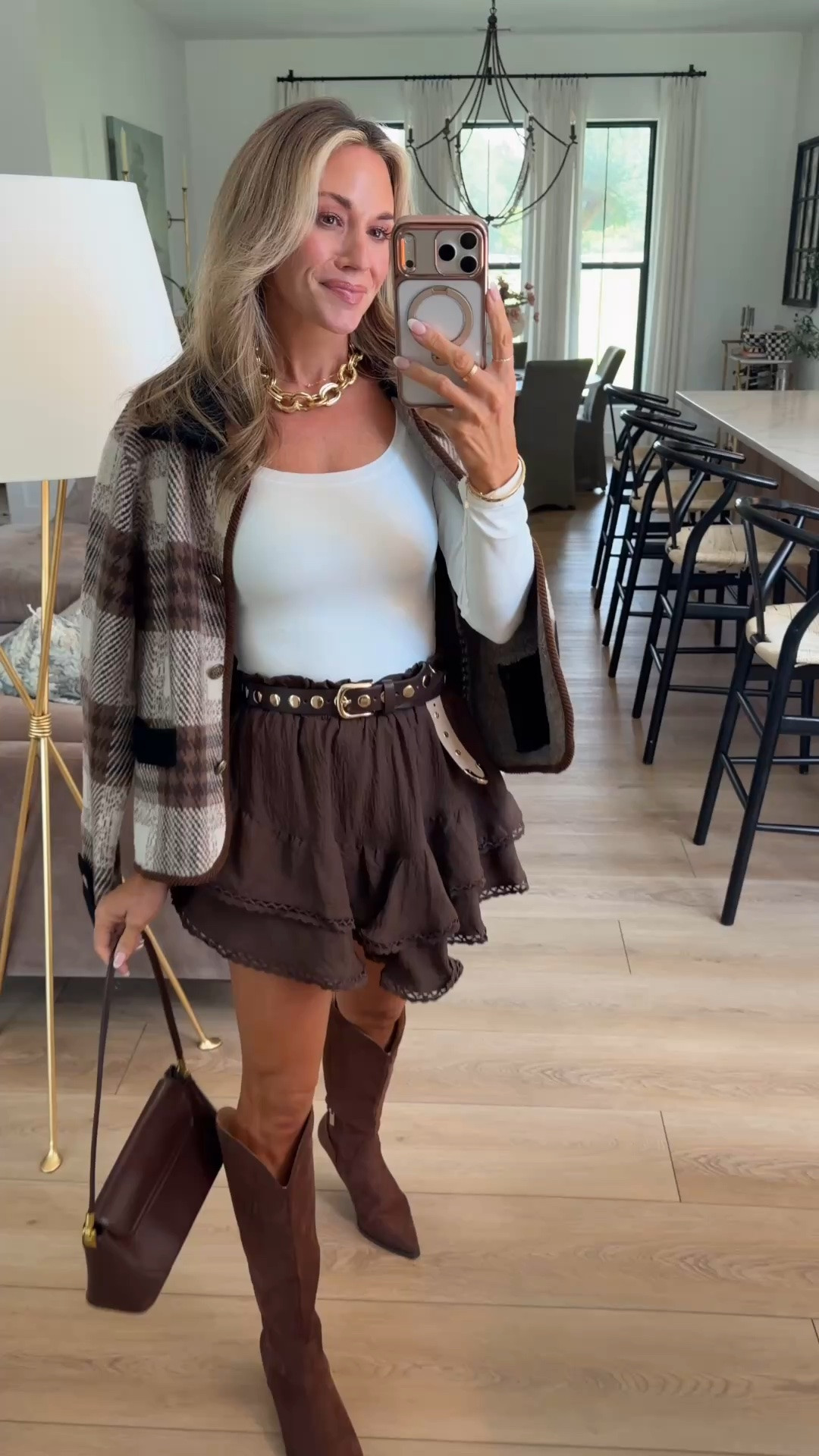 Im loving this fall outfit! This top is simple and classic but you can easily dress it up and make it look so elevated!

#LTKootd #LTKPetite #LTKSeasonal