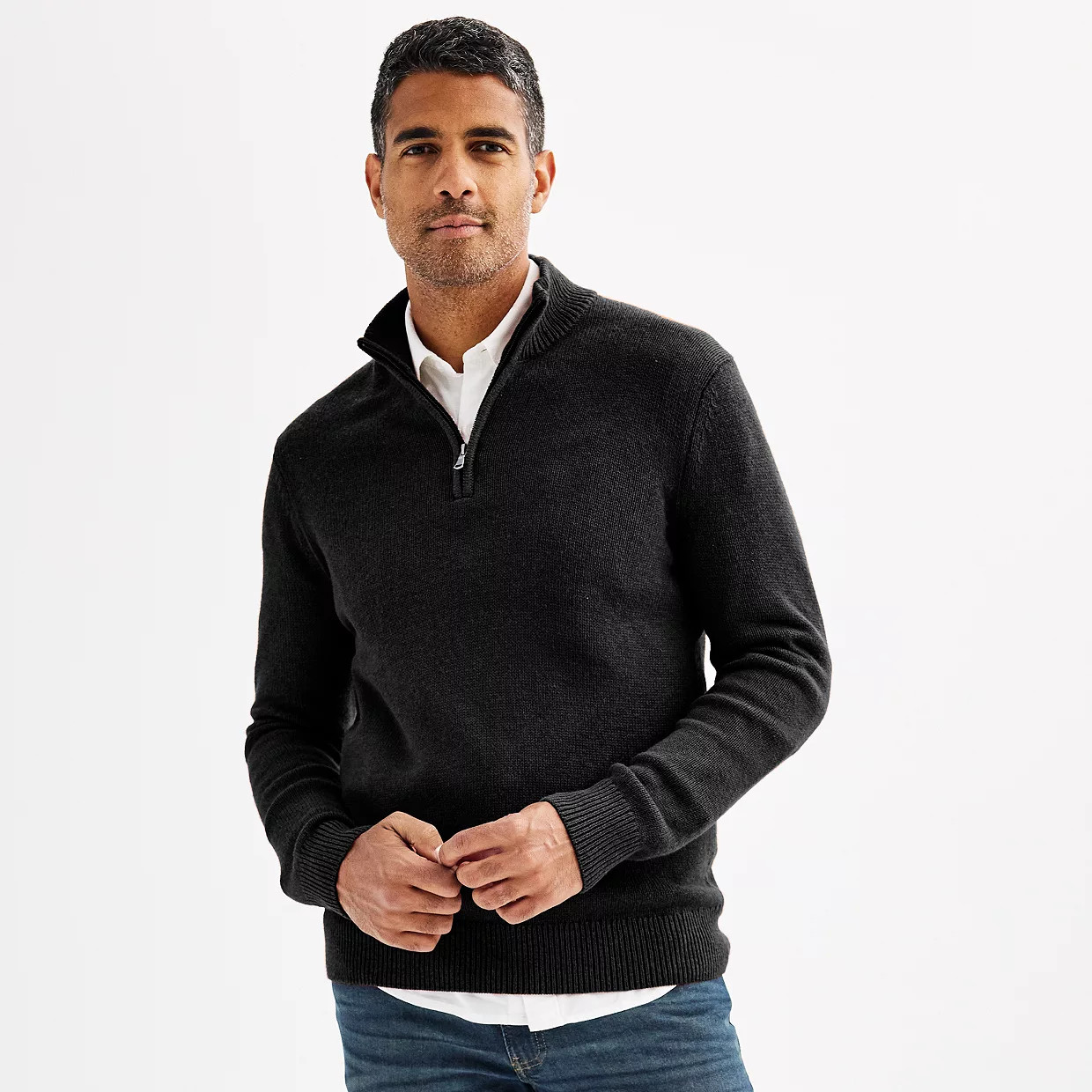 Men's Sonoma Goods For Life® Quarter-Zip Sweater | Kohl's