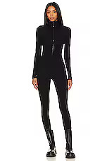 Show Me Your Mumu Lodge Onesie in Winter Rib Black from Revolve.com | Revolve Clothing (Global)