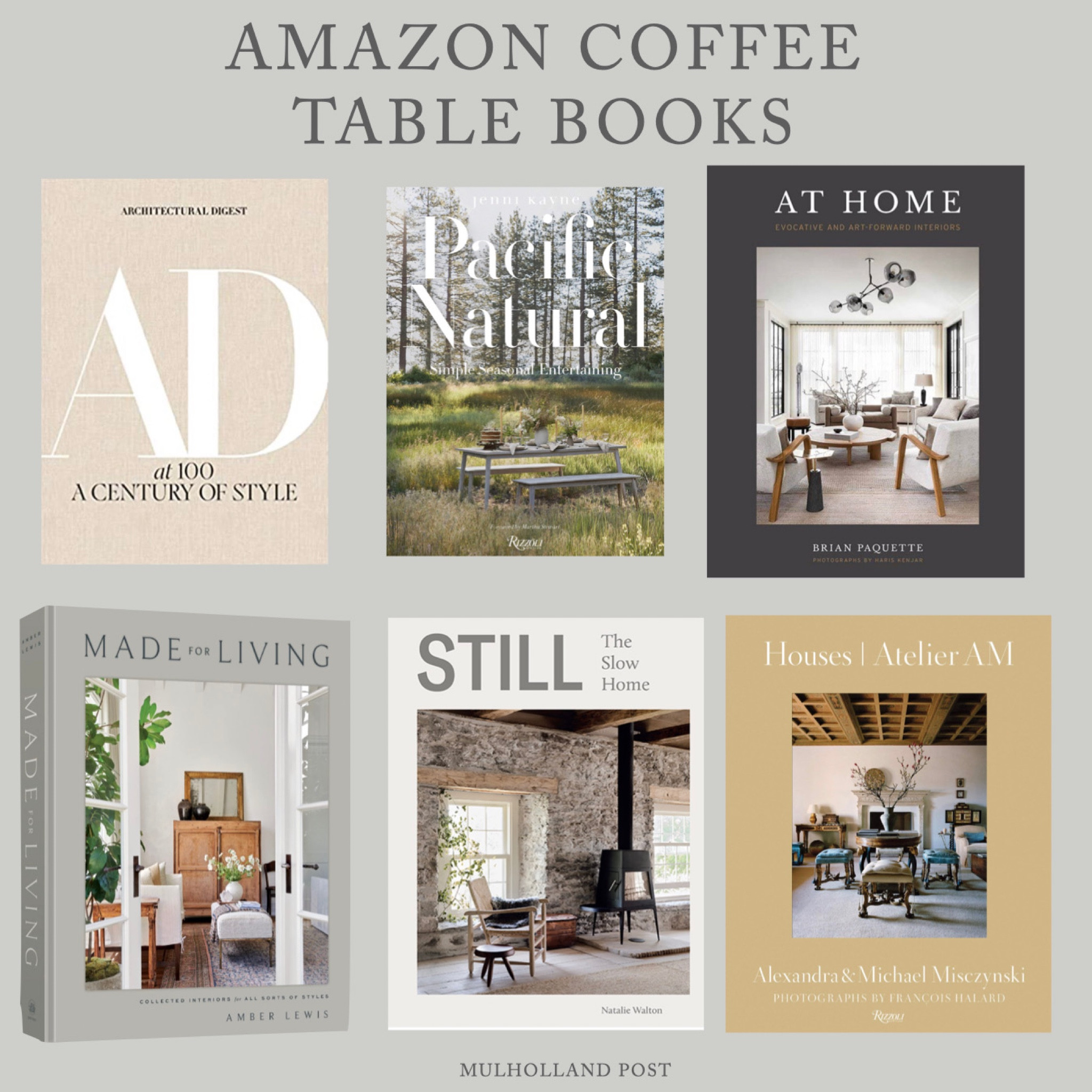 coffee table books architectural digest book