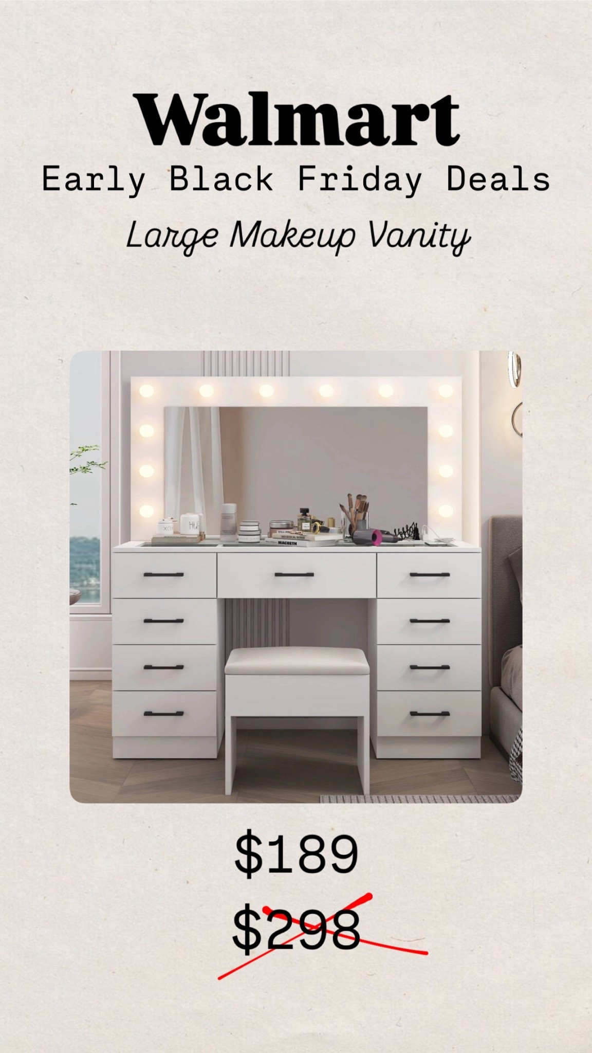 Walmart early Black Friday deals
Home
@walmart
#walmartfinds
Walmart deals
Black Friday deals
Sale
Home finds
Gifts for grandparents
Gifts for her
Gifts for him
Gifts for in-laws 
Tween gifts
Makeup vanity

#LTKGiftGuide #LTKSaleAlert #LTKCyberWeek