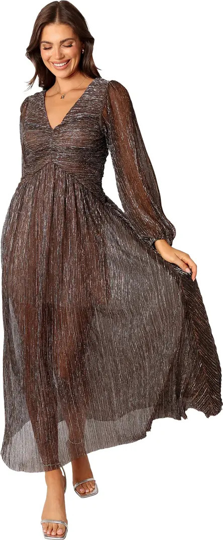 Lustre Long Sleeve Midi Dress | Nordstrom