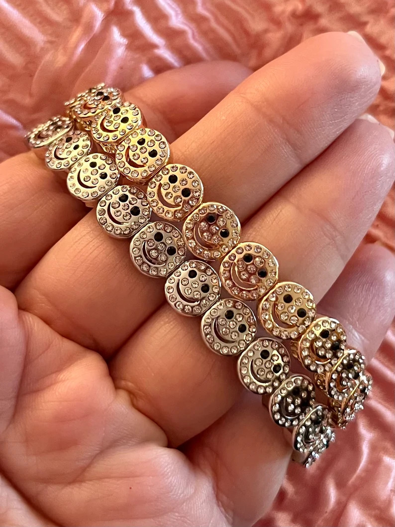 Beaded bracelet,  silver charm bracelet,  fun bracelet,  fun jewelry, good luck, women's bracelet... | Etsy (US)