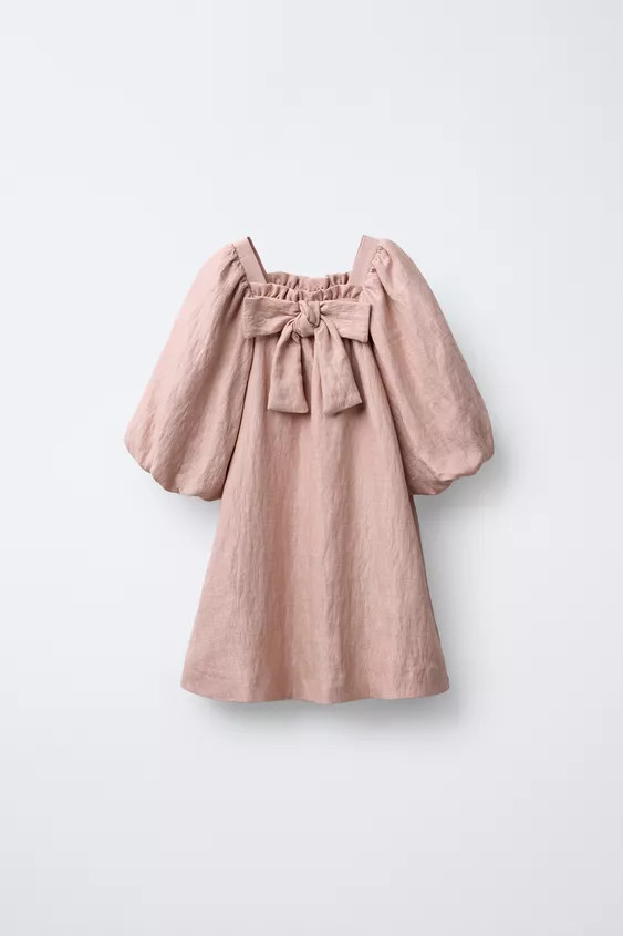 SPARKLY BOW DRESS | Zara US