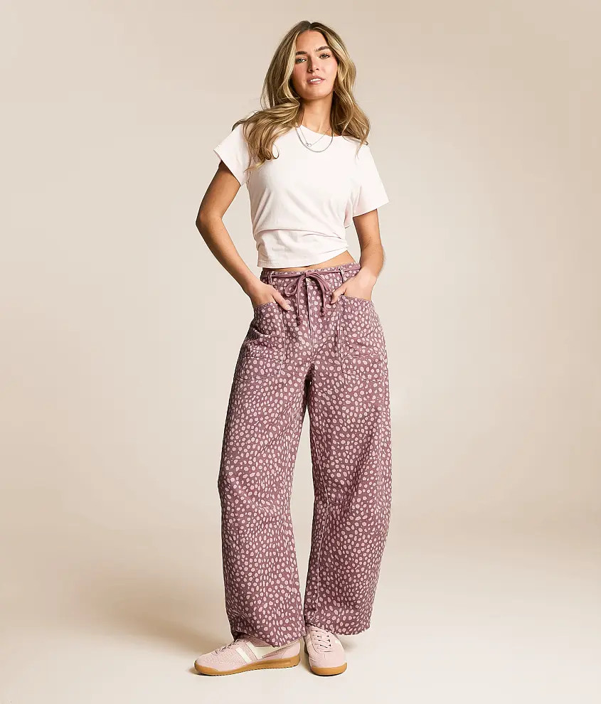 Dot Barrel Pant | Buckle