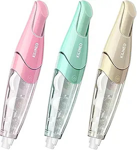 Refillable Retractable White Out Correction Tape, Pen Shaped Whiteout Set, White Out Tape, Japane... | Amazon (US)